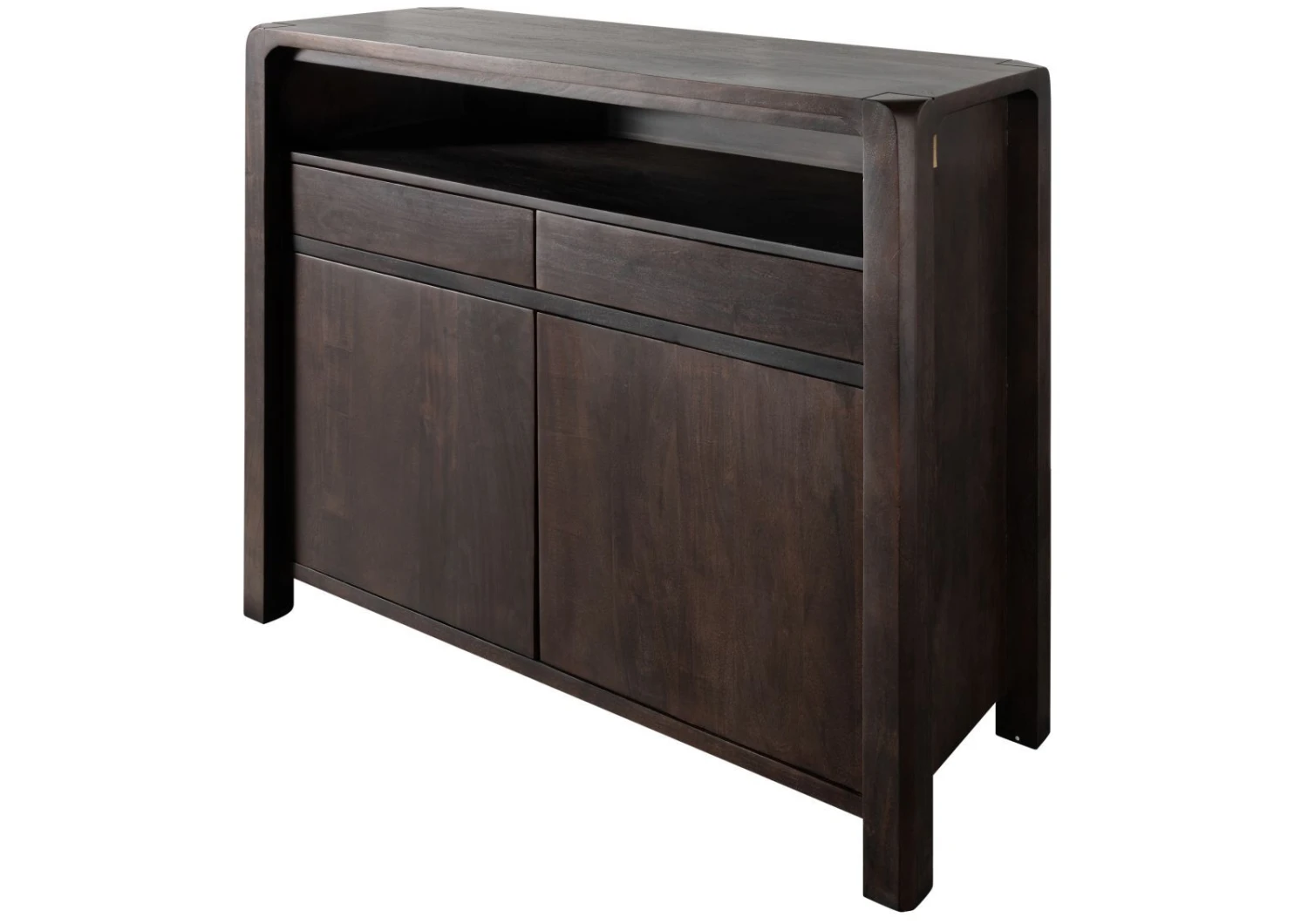 Credenza In Legno Di Acacia 120x45x100 Tabacco Laccato BUENO #4005 11 Credenza In Legno Di Acacia 120x45x100 Tabacco Laccato BUENO #4005 - immagine 9
