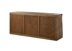 PURE MANGO #115 Credenza In Legno Di Mango - Oliato - Sabbiato / Marrone 185xx48x80 -Massivmoebel24 09 312 724 1015 10