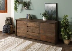 PURE MANGO #215 Credenza In Legno Di Mango - Oliato / Marrone 185x48x80 14 PURE MANGO #215 Credenza In Legno Di Mango - Oliato / Marrone 185x48x80 -Massivmoebel24 09 312 724 2015 03