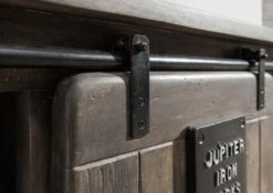 Mobile TV In Legno Di Mango 200x55x50 Grigio Scuro Laccato RAILWAY #251 15 Mobile TV In Legno Di Mango 200x55x50 Grigio Scuro Laccato RAILWAY #251 -Massivmoebel24 09 312 772 1038 6