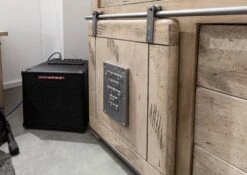 Credenza In Legno Di Mango 200x45x90 Sbiancato Laccato RAILWAY #322 -Massivmoebel24 09 312 772 2020 7