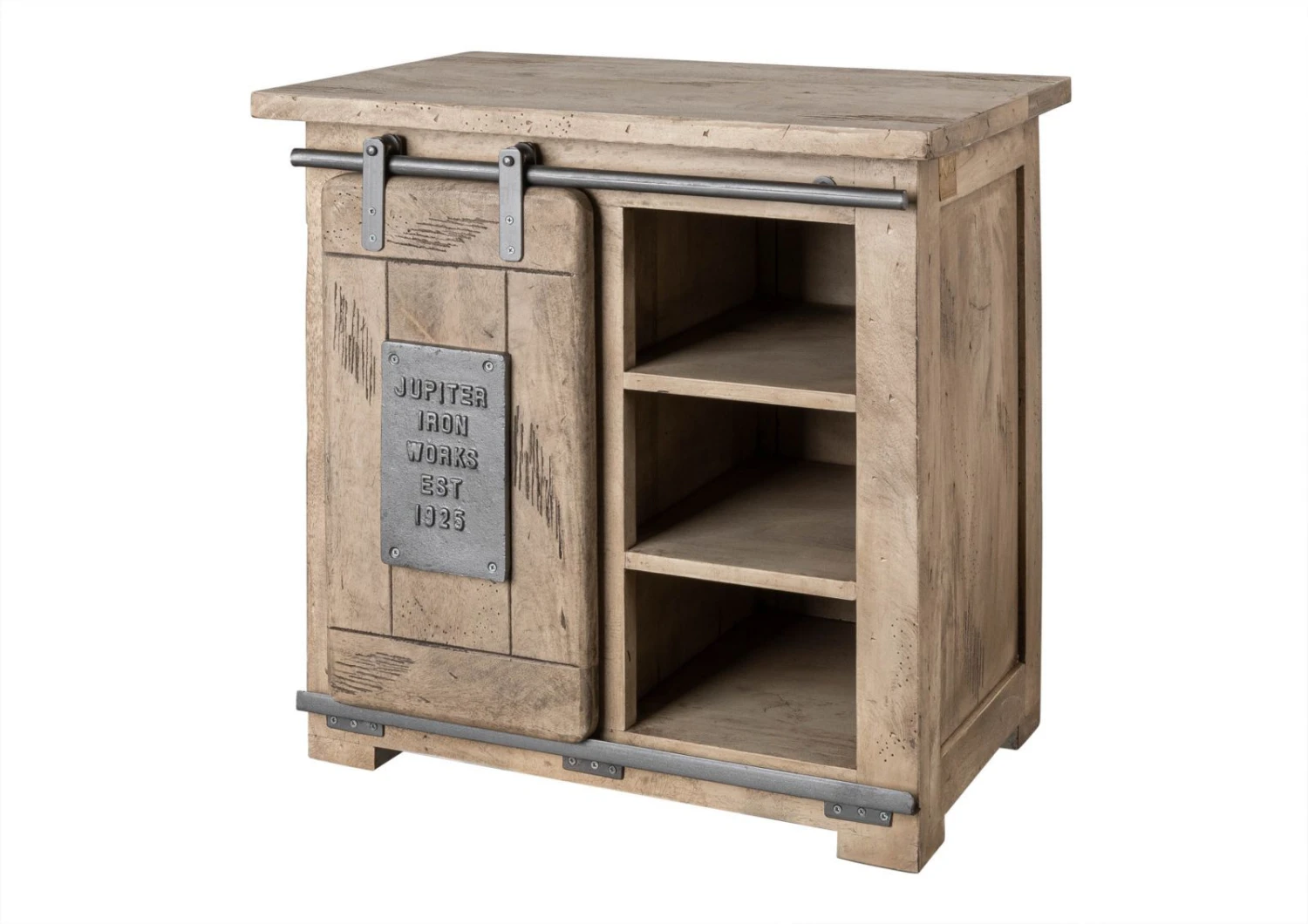 RAILWAY #324 Comò In Legno Di Mango - Laccato / Whitewash 70x45x70 11 RAILWAY #324 Comò In Legno Di Mango - Laccato / Whitewash 70x45x70 - immagine 9