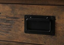 Sideboard Mango 200x45x90 Braun Lackiert RAILWAY #422 -Massivmoebel24 09 312 772 3020 07