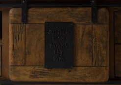 TV-Board Mango 200x55x50 Braun Lackiert RAILWAY #451 -Massivmoebel24 09 312 772 3038 05