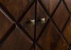 Credenza In Legno Di Mango 183x46x89 Marrone Laccato STILMÖBEL #126 -Massivmoebel24 09 312 823 0026 6