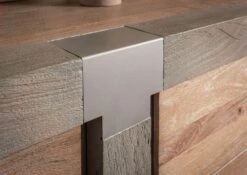 AMSTERDAM #110 Credenza In Legno Di Acacia - Laccato / Natur 160x45x75 18 AMSTERDAM #110 Credenza In Legno Di Acacia - Laccato / Natur 160x45x75 -Massivmoebel24 09 312 877 1010 07