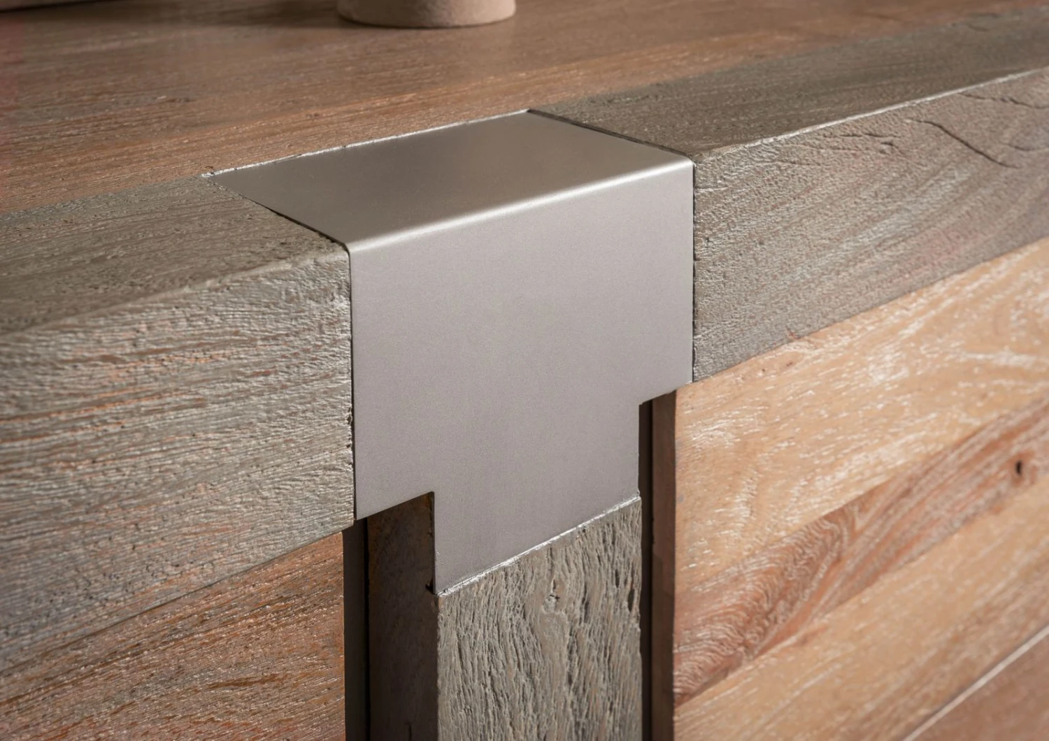 AMSTERDAM #110 Credenza In Legno Di Acacia - Laccato / Natur 160x45x75 9 AMSTERDAM #110 Credenza In Legno Di Acacia - Laccato / Natur 160x45x75 - immagine 7