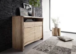 Credenza In Legno Di Acacia 131x45x96 Acacia Naturale Laccato PURE ACACIA #103 12 Credenza In Legno Di Acacia 131x45x96 Acacia Naturale Laccato PURE ACACIA #103 -Massivmoebel24 09 312 886 0103 3