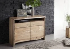 Credenza In Legno Di Acacia 131x45x96 Acacia Naturale Laccato PURE ACACIA #103 13 Credenza In Legno Di Acacia 131x45x96 Acacia Naturale Laccato PURE ACACIA #103 -Massivmoebel24 09 312 886 0103 4