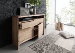 Credenza In Legno Di Acacia 131x45x96 Acacia Naturale Laccato PURE ACACIA #103 14 Credenza In Legno Di Acacia 131x45x96 Acacia Naturale Laccato PURE ACACIA #103 -Massivmoebel24 09 312 886 0103 5