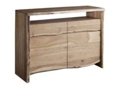 Credenza In Legno Di Acacia 131x45x96 Acacia Naturale Laccato PURE ACACIA #103 16 Credenza In Legno Di Acacia 131x45x96 Acacia Naturale Laccato PURE ACACIA #103 -Massivmoebel24 09 312 886 0103 7