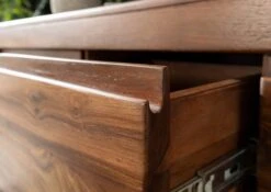 TORONTO #200 Credenza In Legno Di Sheesham - Cerato / Noce 147x58x40 -Massivmoebel24 09 313 665 1000 5