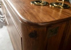 TORONTO #200 Credenza In Legno Di Sheesham - Cerato / Noce 147x58x40 -Massivmoebel24 09 313 665 1000 6