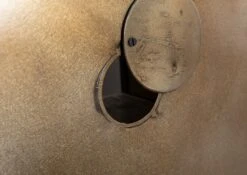 Mobile TV In Legno Di Mango 150x40x60 Marrone Laccato TOKYO -Massivmoebel24 09 313 678 2008 6