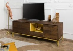 CHICAGO #101 Mobile Tv In Legno Di Mango - Oliato / Marrone 160x45x55 13 CHICAGO #101 Mobile Tv In Legno Di Mango - Oliato / Marrone 160x45x55 -Massivmoebel24 09 313 695 1001 3