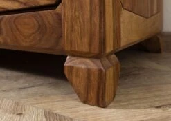 ANCONA #112 Mobile TV In Legno Di Sheesham - Laccato / Marrone 160x43x33 -Massivmoebel24 09 313 699 1012 07