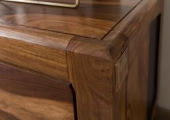 ANCONA #211 Mobile TV In Legno Di Sheesham - Laccato / Marrone Scuro 200x45x55 -Massivmoebel24 09 313 699 2011 05