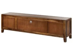 ANCONA #211 Mobile TV In Legno Di Sheesham - Laccato / Marrone Scuro 200x45x55 -Massivmoebel24 09 313 699 2011 10