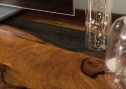 ANCONA #212 Mobile TV In Legno Di Sheesham - Laccato / Marrone 160x43x33 -Massivmoebel24 09 313 699 2012 07