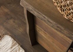 PURE MANGO #222 Mobile TV In Legno Di Mango - Oliato / Marrone 178x48x58 -Massivmoebel24 09 313 724 2022 07