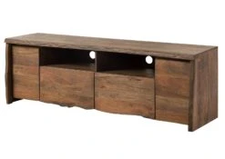 PURE MANGO #222 Mobile TV In Legno Di Mango - Oliato / Marrone 178x48x58 -Massivmoebel24 09 313 724 2022 09