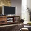 Mobile TV In Legno Di Legno Riciclato 145x50x55 Multicolore Laccato FABLE #10 1 Mobile TV In Legno Di Legno Riciclato 145x50x55 Multicolore Laccato FABLE #10 -Massivmoebel24 09 313 751 0010 1