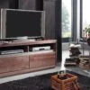 SYDNEY #241 Mobile TV In Legno Di Sheesham - Laccato / Smoked Oak 133x40x60 -Massivmoebel24 09 313 778 0141 1