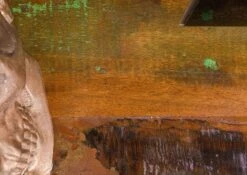 Mobile TV In Legno Di Legno Riciclato 178x43x55 Multicolore Laccato INDUSTRIAL #105 -Massivmoebel24 09 313 811 0105 6