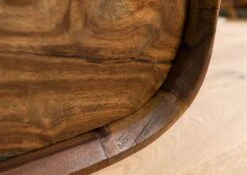 MAILAND #226 Mobile TV In Legno Di Sheesham Laccato / Marrone Scuro 173x40x48 -Massivmoebel24 09 313 875 1126 06