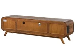 MAILAND #226 Mobile TV In Legno Di Sheesham Laccato / Marrone Scuro 173x40x48 -Massivmoebel24 09 313 875 1126 10