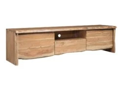 Mobile TV In Legno Di Acacia 191x45x50 Acacia Naturale Laccato PURE ACACIA #702 11 Mobile TV In Legno Di Acacia 191x45x50 Acacia Naturale Laccato PURE ACACIA #702 -Massivmoebel24 09 313 886 7002 9