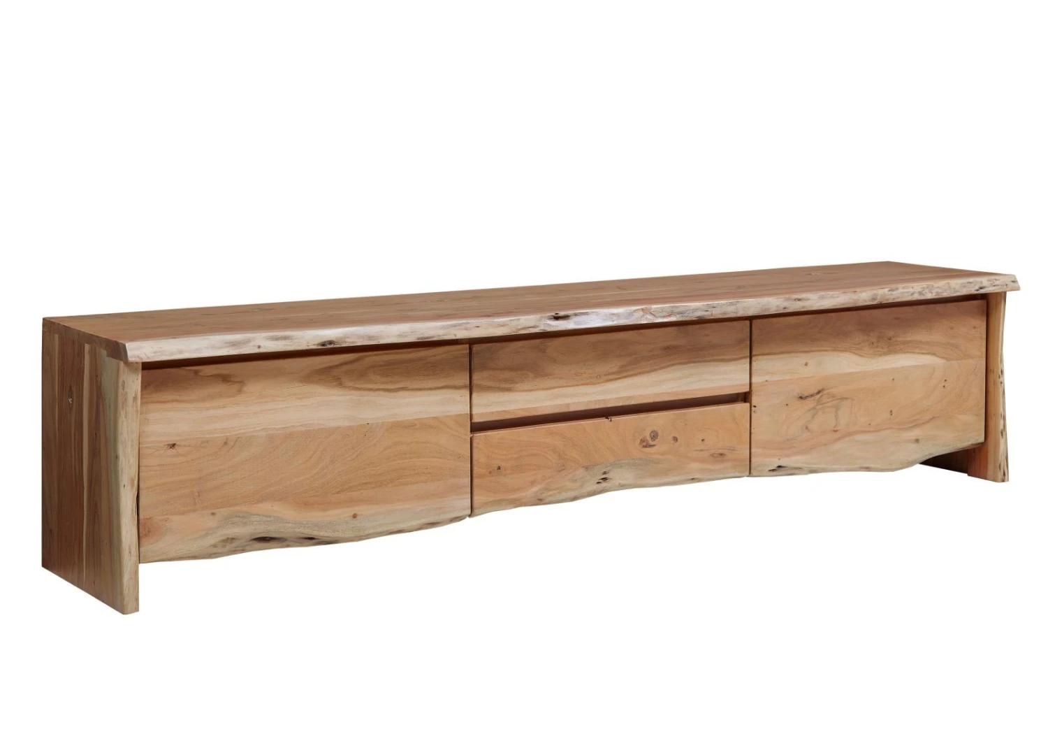 Mobile TV In Legno Di Acacia 220x45x50 Acacia Naturale Laccato PURE ACACIA #704 7 Mobile TV In Legno Di Acacia 220x45x50 Acacia Naturale Laccato PURE ACACIA #704 - immagine 5