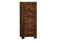 METRO LIFE #120 Cassettiera In Legno Di Sheesham - Laccato / Life honey 50x40x120 -Massivmoebel24 09 320 520 1020 9