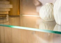 MOSAYK #214 Vetrina In Legno Di Acacia Laccato / Bianco 90x42x190 14 MOSAYK #214 Vetrina In Legno Di Acacia Laccato / Bianco 90x42x190 -Massivmoebel24 09 320 689 0214 4