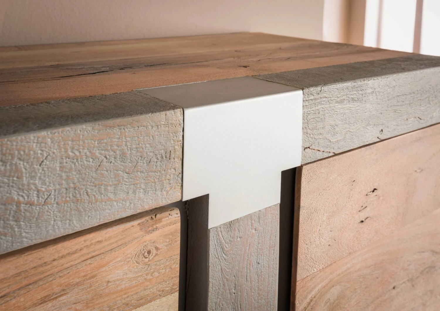 Vetrina In Legno Di Acacia 90x45x204 Naturale Laccato AMSTERDAM #108 7 Vetrina In Legno Di Acacia 90x45x204 Naturale Laccato AMSTERDAM #108 - immagine 5