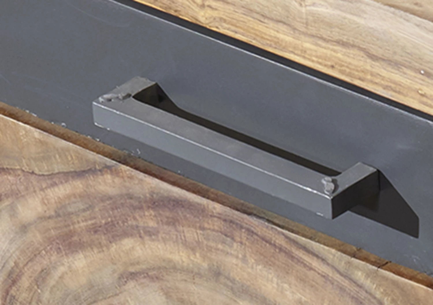 Vetrina In Legno Di Sheesham / Palissandro 100x40x69 Marrone Tinto TURIN #08 8 Vetrina In Legno Di Sheesham / Palissandro 100x40x69 Marrone Tinto TURIN #08 - immagine 6