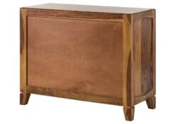 ANCONA #115 Comò In Legno Di Sheesham - Laccato / Marrone 100x45x80 -Massivmoebel24 09 321 699 1015 10