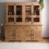 Buffet In Legno Di Mango 204x50x210 Oliato Beige TOULOUSE #03 1 Buffet In Legno Di Mango 204x50x210 Oliato Beige TOULOUSE #03 -Massivmoebel24 09 322 188 0003 01