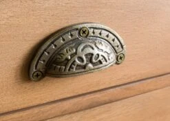 Buffet In Legno Di Mango 106x60x196 Oliato Beige TOULOUSE #04 -Massivmoebel24 09 322 188 0004 04