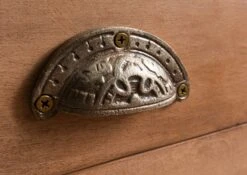 Mobile Bar Mango 98x51x190 Oliato Beige TOULOUSE #05 -Massivmoebel24 09 322 188 0005 06