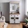 Mobile Bar Mango 98x51x190 Laccato Bianco TOULOUSE #105