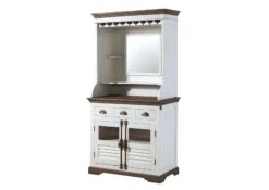 Mobile Bar Mango 98x51x190 Laccato Bianco TOULOUSE #105 -Massivmoebel24 09 322 188 1005 09
