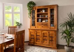 OXFORD #0530 Mobile Dispensa In Legno Di Acacia - Laccato / Miele 150x50x200