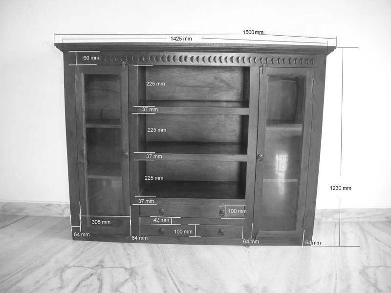 OXFORD #402 Credenza In Legno Di Acacia - Laccato / Nougat 150x50x200 8 OXFORD #402 Credenza In Legno Di Acacia - Laccato / Nougat 150x50x200 - immagine 6