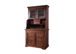 OXFORD #510 Credenza In Legno Di Acacia - Laccato / Nougat 106x60x196 -Massivmoebel24 09 322 620 0P33 9