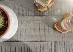 HEAVY INDUSTRY #167 Carrello Da Servizio In Legno Di Mango E Ferro - Laccato Grigio - 117x46x94 -Massivmoebel24 09 322 677 0167 7