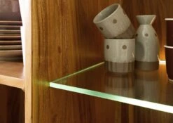 ANCONA #145 Credenza In Legno Di Sheesham - Laccato / Marrone 140x45x200 -Massivmoebel24 09 322 699 1045 04