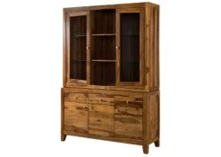 ANCONA #145 Credenza In Legno Di Sheesham - Laccato / Marrone 140x45x200 -Massivmoebel24 09 322 699 1045 09