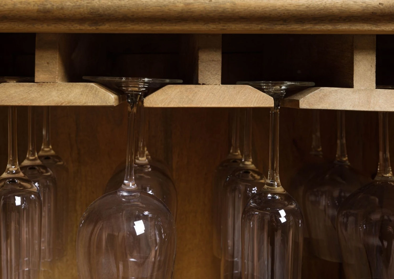 Serviertisch Mango 120x45x85 Natur Lackiert RAILWAY #197 7 Serviertisch Mango 120x45x85 Natur Lackiert RAILWAY #197 - immagine 5