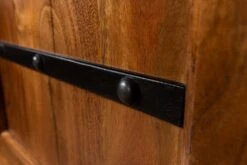 OXFORD #0531 Comò In Legno Di Acacia - Laccato / Miele 120x40x90 -Massivmoebel24 09 330 610 00P9 7